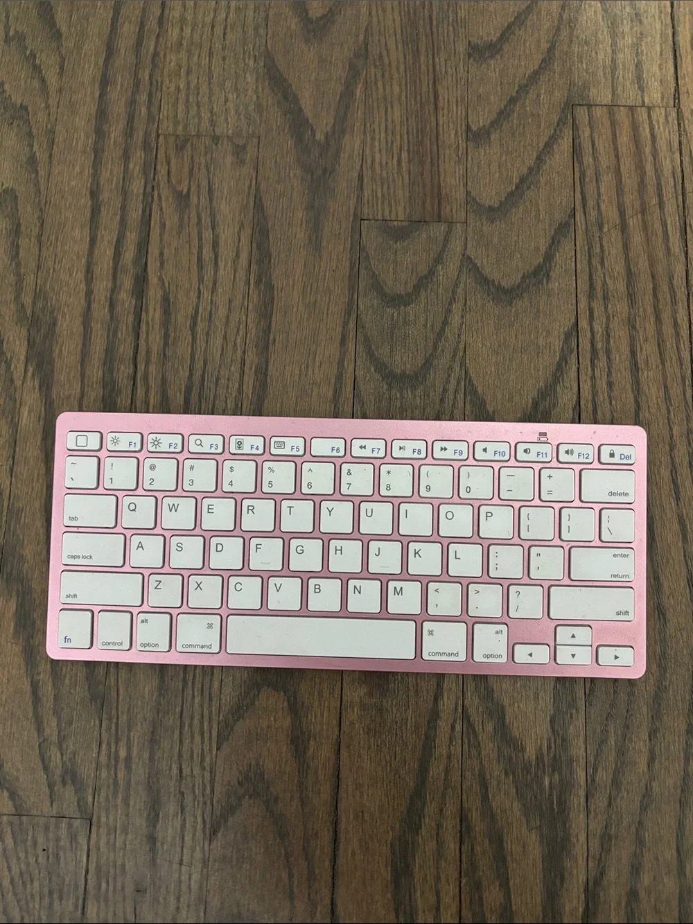 Wireless Pink Bluetooth Tablet Keyboard - Slim Portable Typing Solution